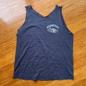 Vintage 90s muscle car tee cut off sleeves - size Small